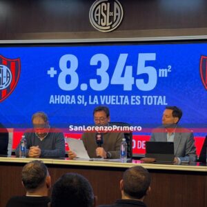 Costantino y la confirmación de los ocho mil metros cuadrados de Avenida La Plata