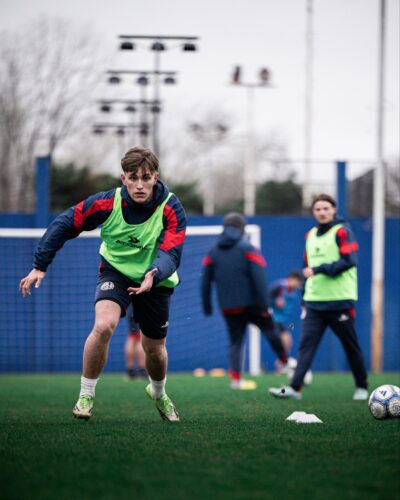 Con la vuelta de Gill, San Lorenzo se entrenó pensando en Lanús