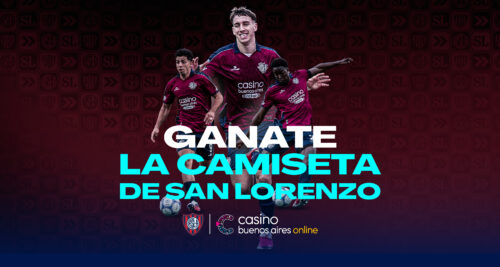 ¡Ganate la nueva camiseta con Casino Buenos Aires Online!