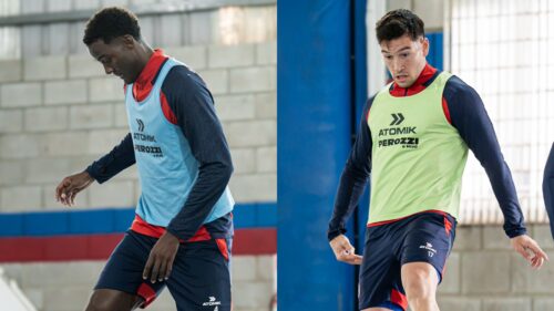 Primera práctica de Arboleda y Río en San Lorenzo