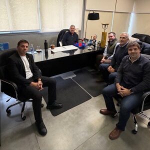 Marcelo Culotta se reunió con Claudio Tapia en el predio de Ezeiza