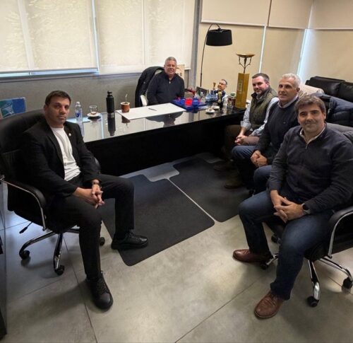 Marcelo Culotta se reunió con Claudio Tapia en el predio de Ezeiza