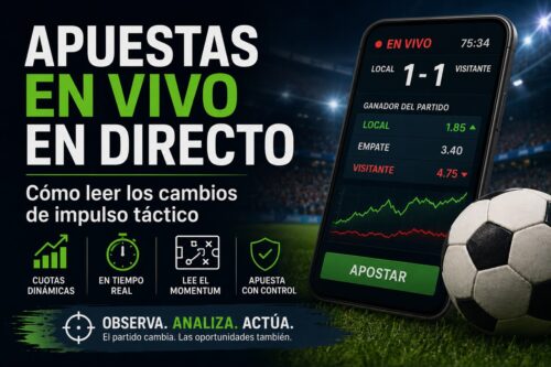 Apuestas en vivo en directo: Cómo leer los cambios de impulso táctico