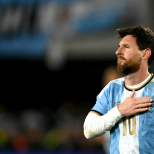 Los futbolistas de San Lorenzo en la despedida de Lionel Messi