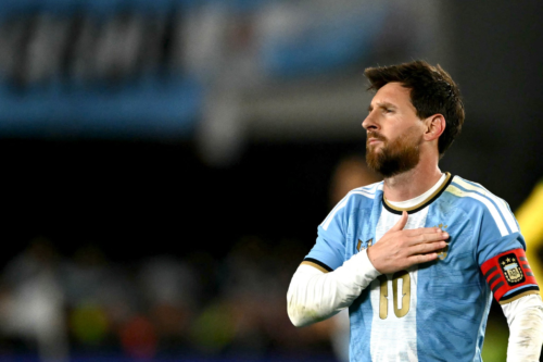 Los futbolistas de San Lorenzo en la despedida de Lionel Messi