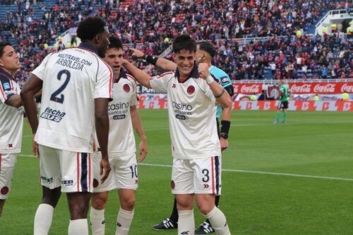 La emoción de Teo Rodríguez Pagano tras su primer gol en San Lorenzo